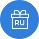 Домен в подарок в зоне .RU / .РФ