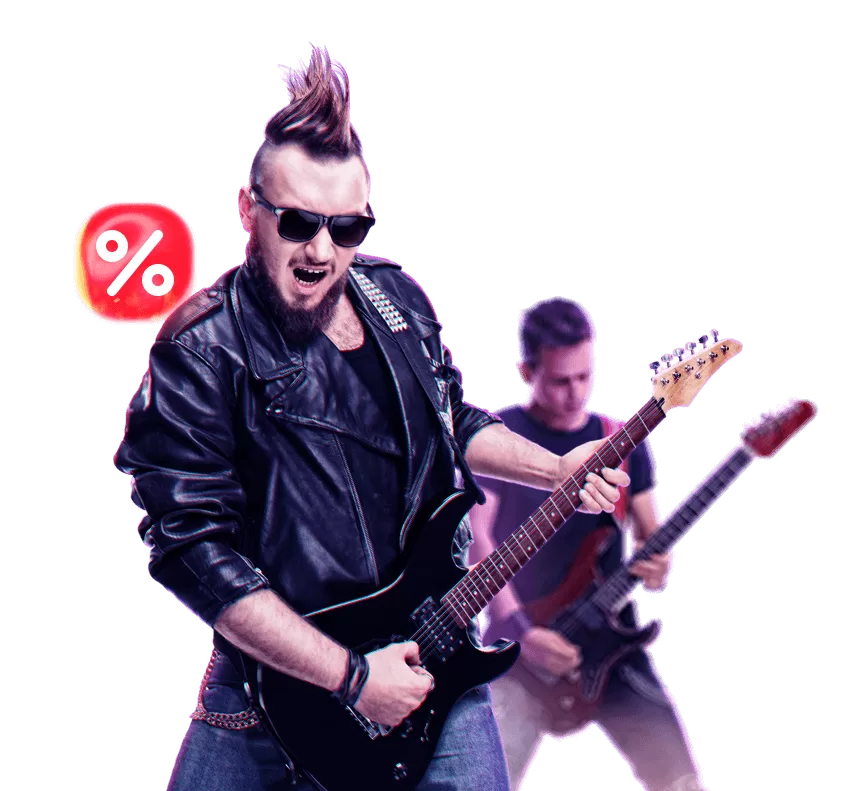 Лучшая рок-группа для бизнеса!Скидка 15% на готовые сайты