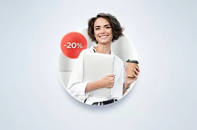 Жаркий август со скидкой 20% на услуги для бизнеса