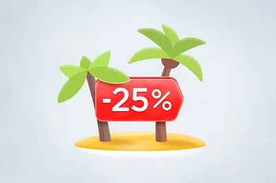 Сочная скидка 25% для ярких открытий в онлайне