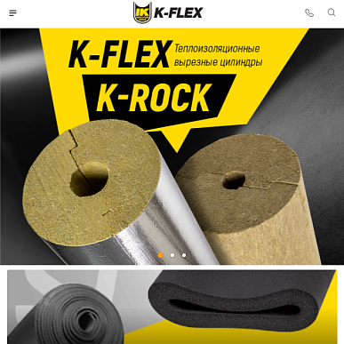 Сайт дистрибьютора завода K-Flex